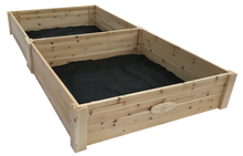 Load image into Gallery viewer, BGRBD28 - Cedar Double Raised Garden Bed Kit – (90 x 47 x 11) inches
