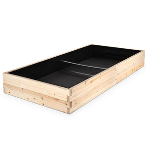 BGRBD30 - Cedar Raised Garden Bed Kit - Fast Assembly, No Tools Needed - 1.5" Thick Boards - (94.5" x 48" x 12")
